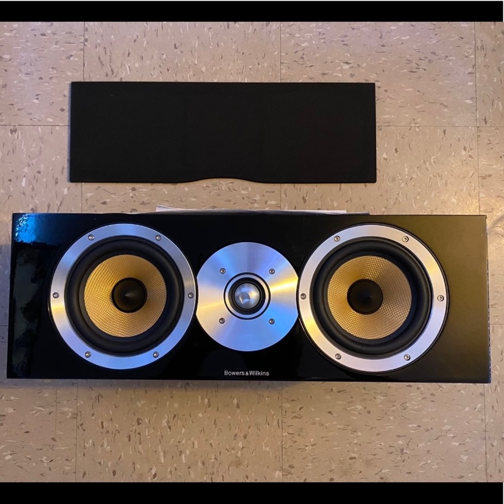BOWERS & WILKINS CM CENTRE SPEAKER & NHT SUPER ONE SPEAKERS USED